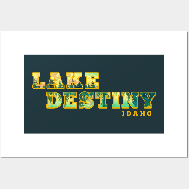 Lake Destiny Idaho Wall Art by Heyday Threads